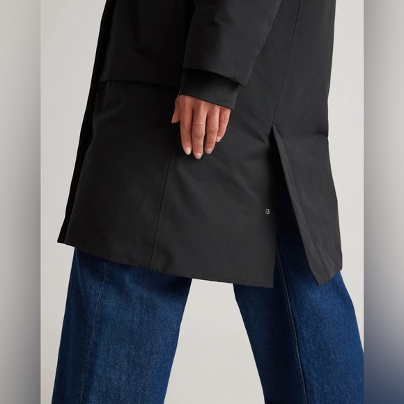 Quince Responsible Down Hooded Long Parka Size Medium - Picture 5 of 16